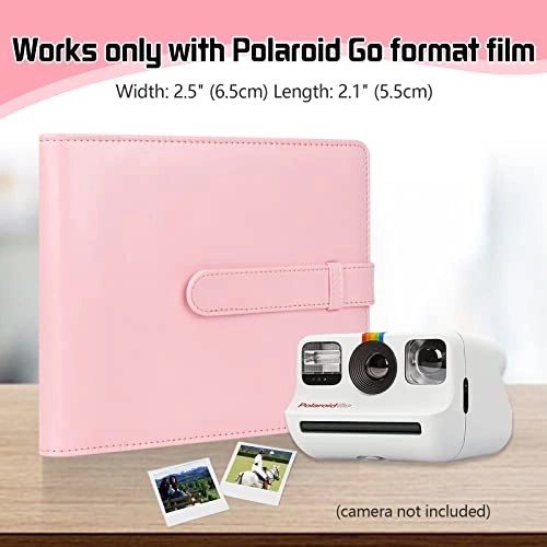 Polaroid Go 256 Pockets Faux Leather Photo Album