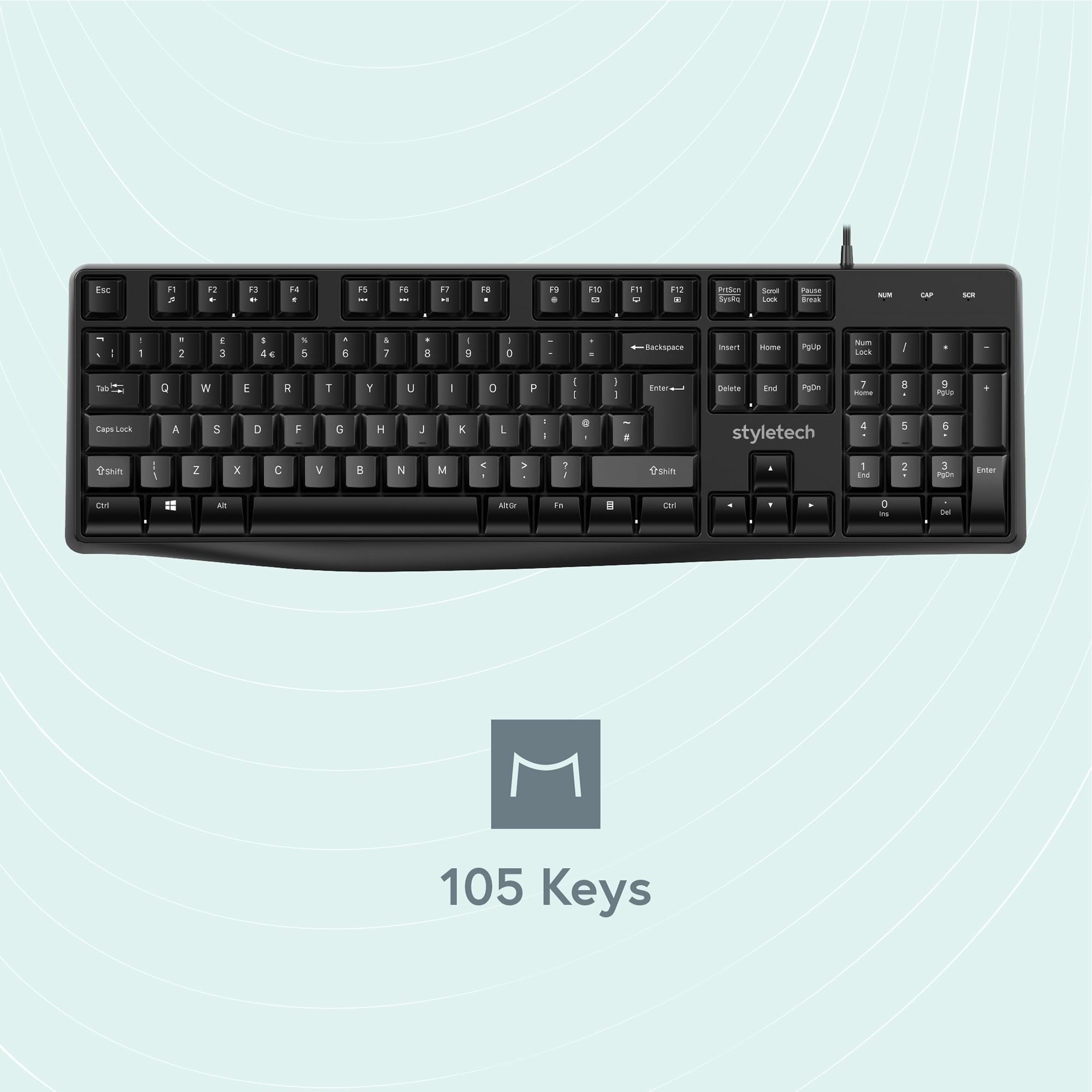 STY-K100 - QWERTY Wired