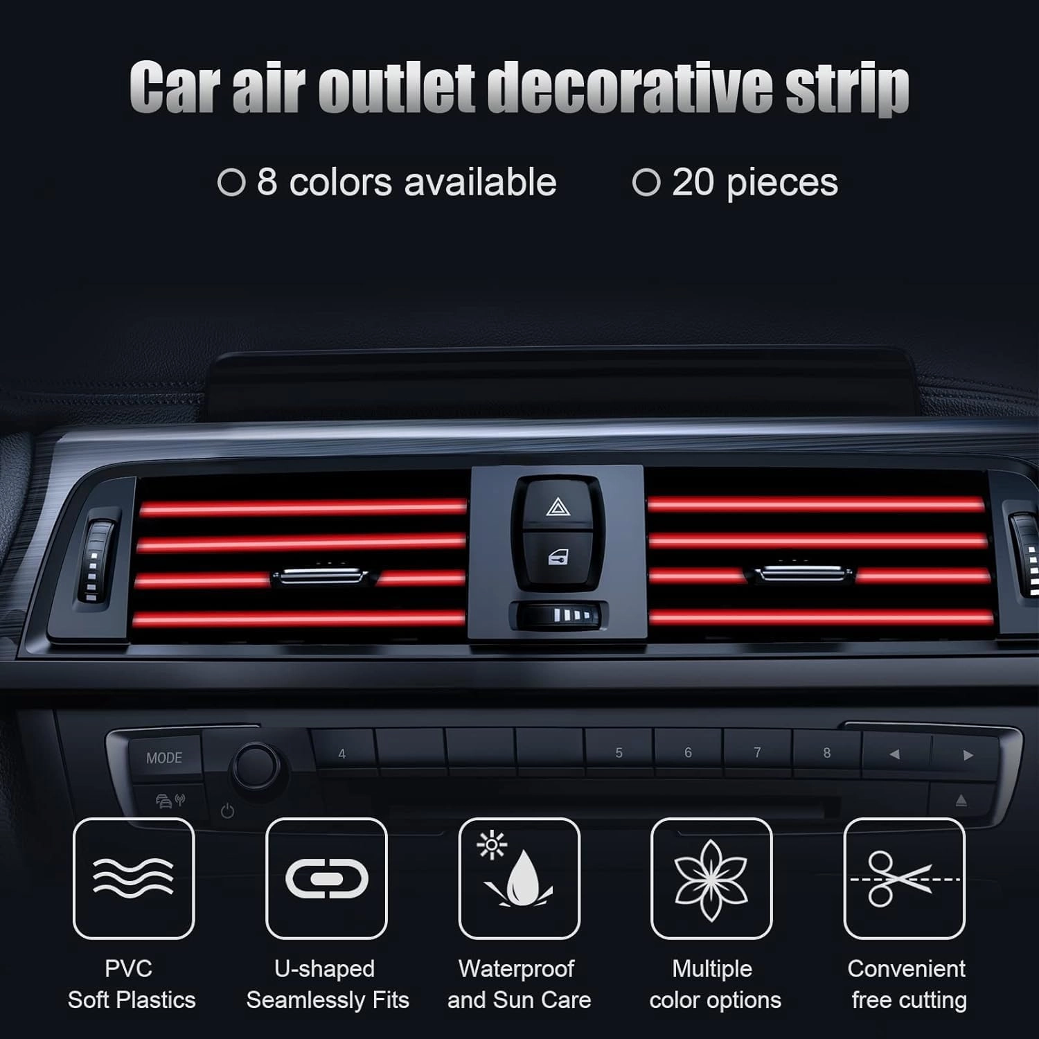 Universal Car AC Vent Decoration Strip