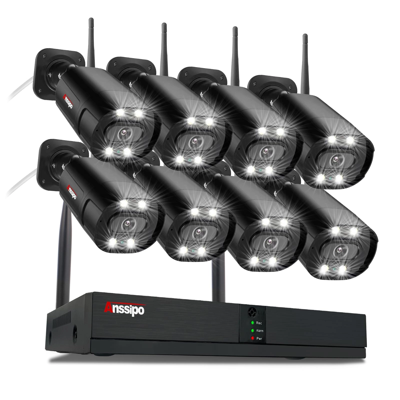 3MP HD WiFi Security Camera System - 8 8CH