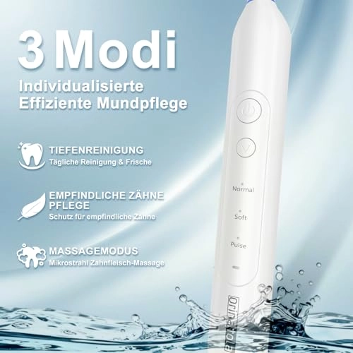 3862 - 8 Brush Heads 3 Modes White