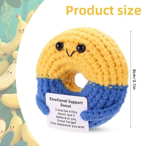 Donut Crochet 10.5x8.5cm Wool