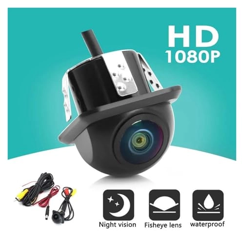 Intelligent Dynamic Trajectory Car Rear View Camera - Night Vision Wire 4K AHD 1080P