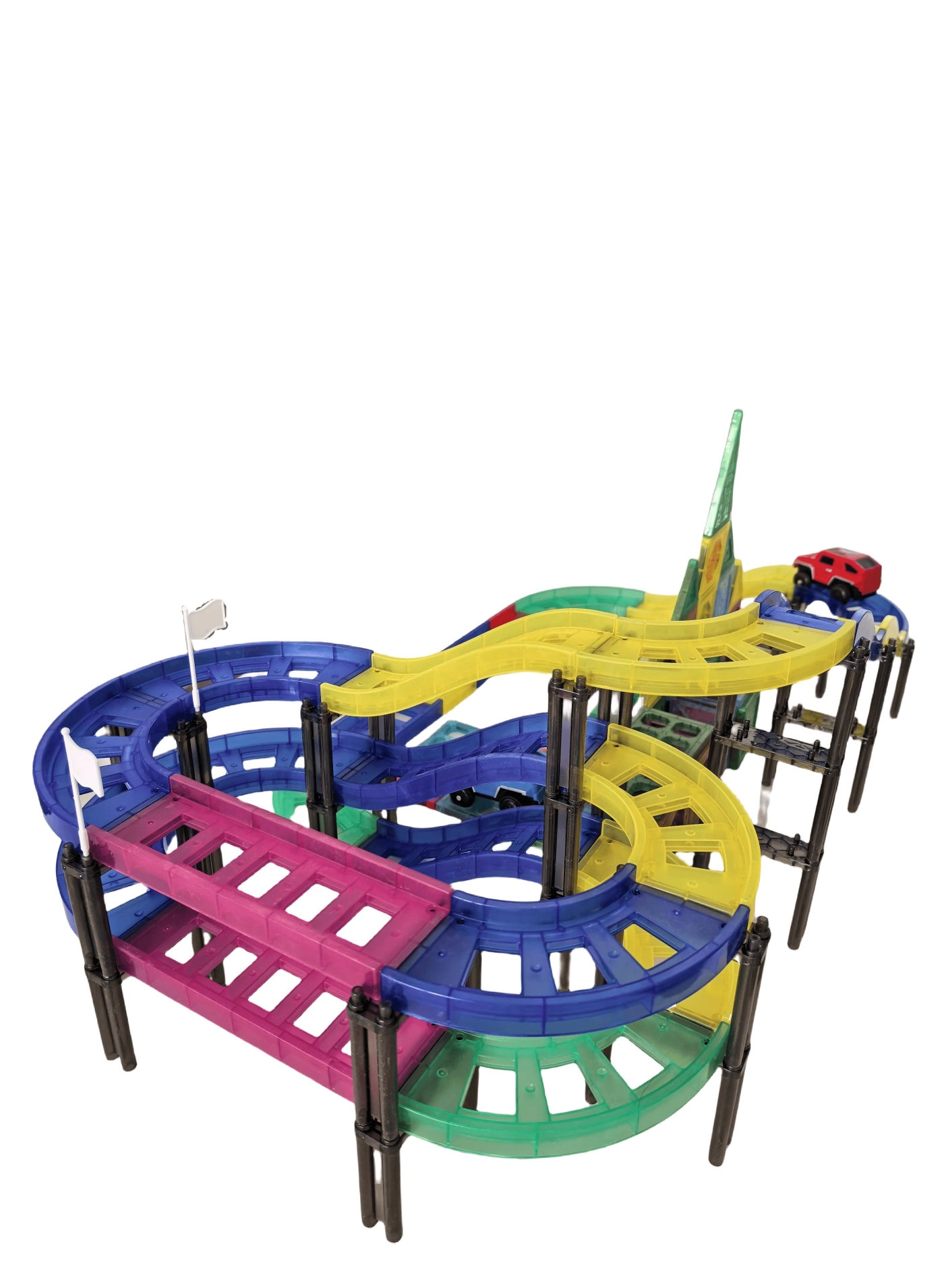 Magnetic Building Tiles - 3+ 96 pieces