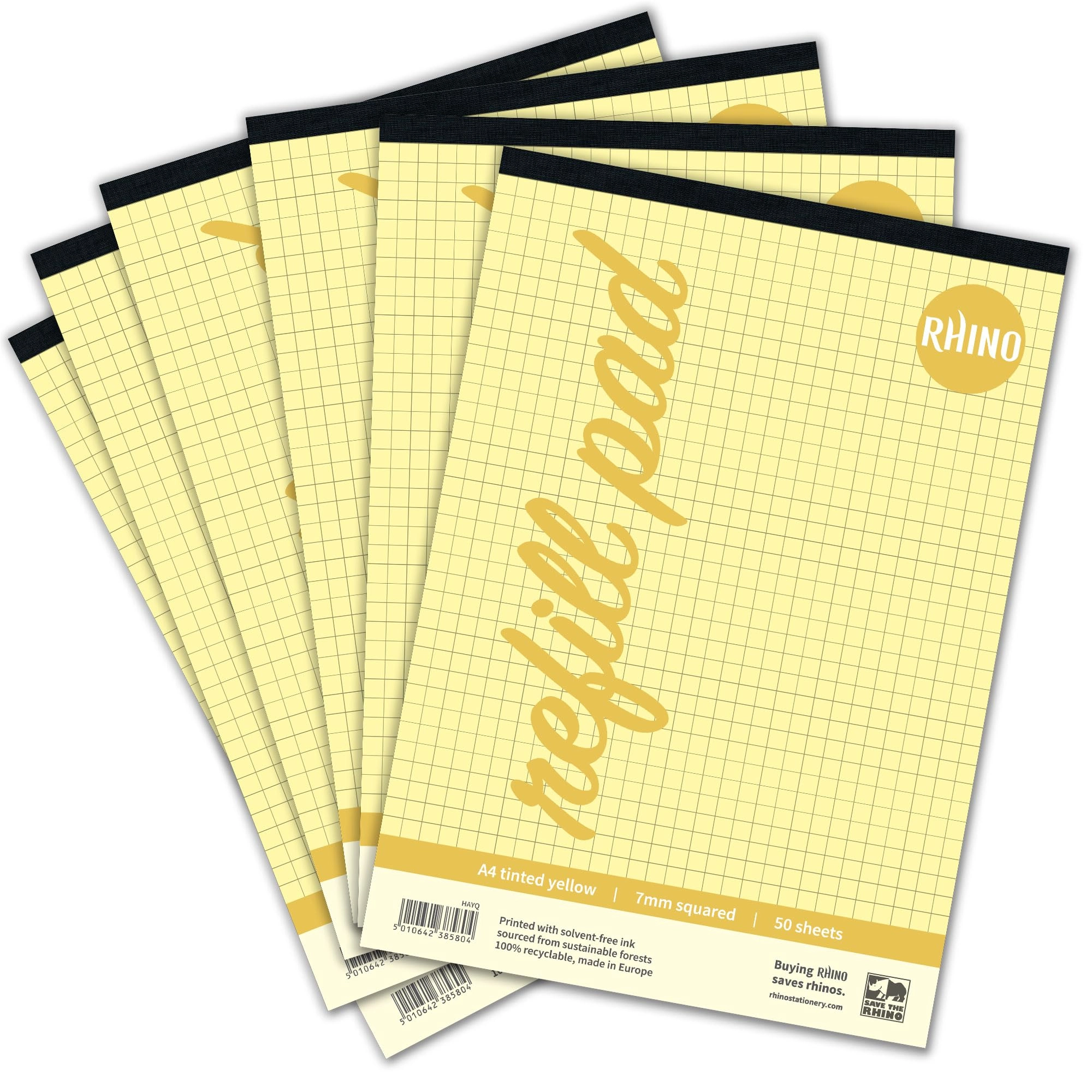 Refill Pad A4 Softcover - Grid 50 Sheets