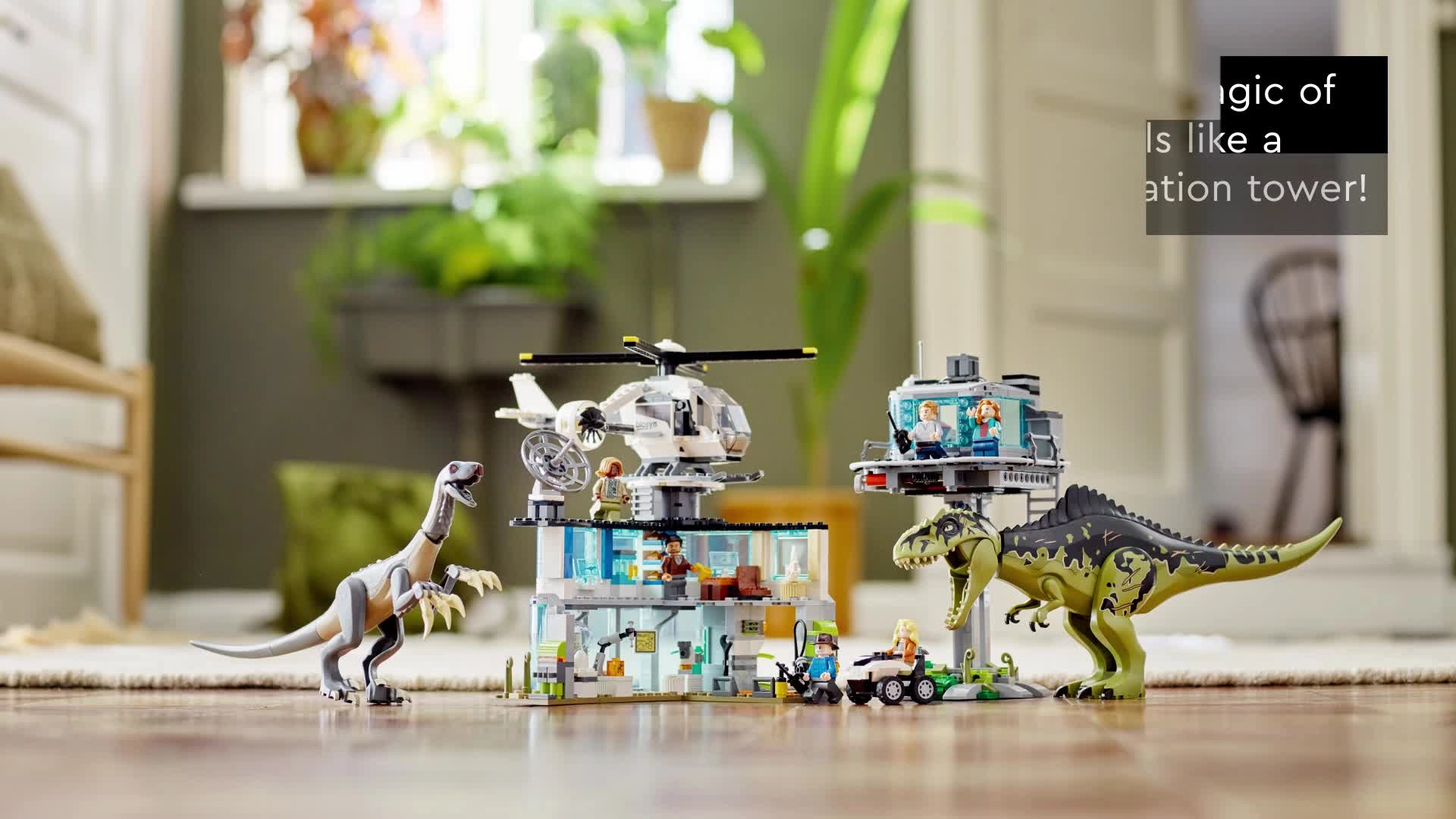 Jurassic World Giganotosaurus & Therizinosaurus Attack (76949)