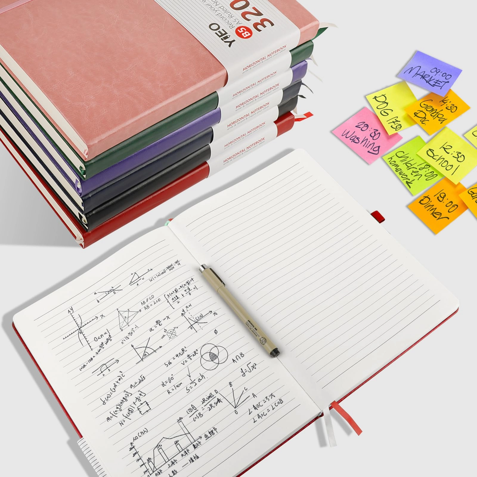 Notebook B5 Hardcover - Lined 320 Pages