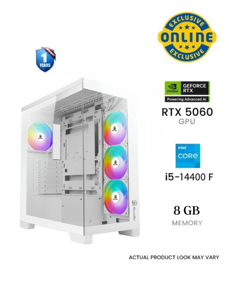 GamerTek Nebula - i5-14400F 8GB 1 TB