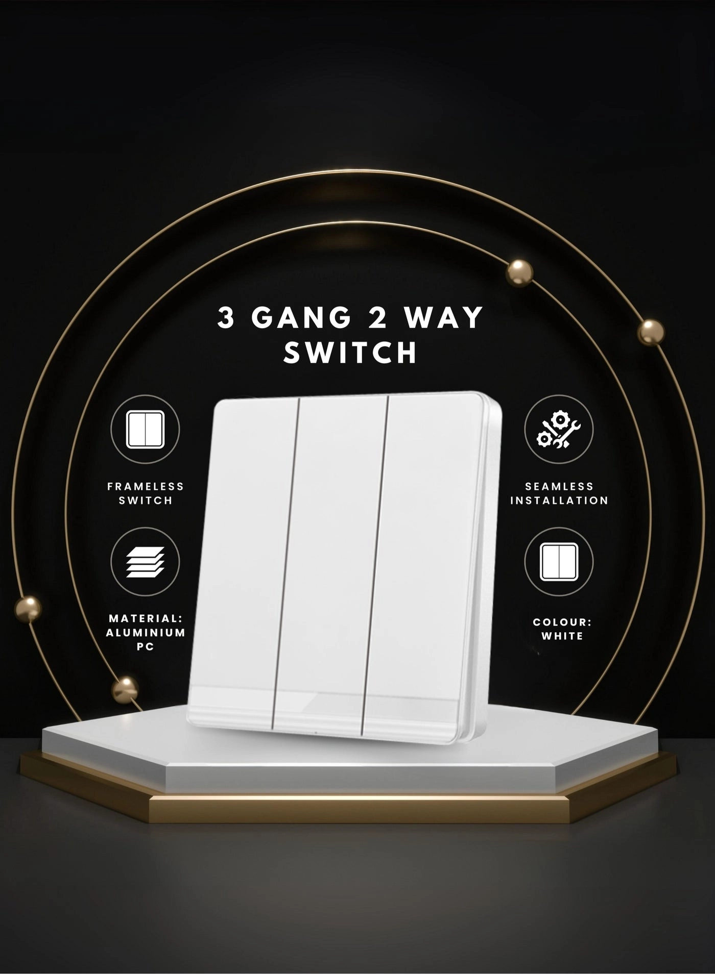 V5 - 3-Gang 2-Way Switch