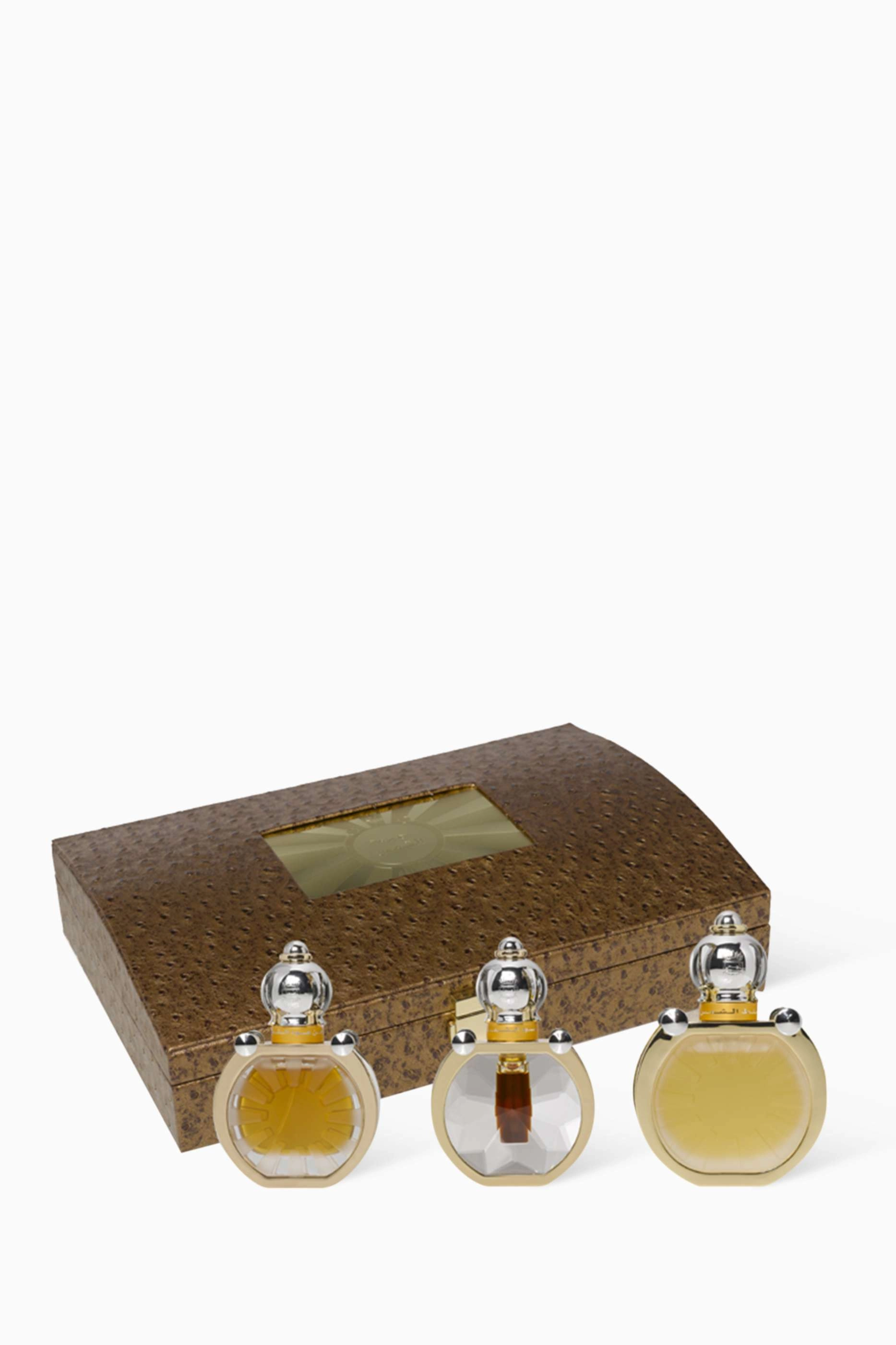 Concentrated Perfume Oil - 3ml + Eau de Parfum - 30ml + Mukhallat Eau de Parfum - 50ml