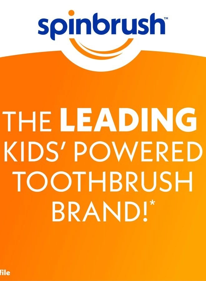 Battery Powered Electric Toothbrush - Jurassic World 1 AA Battery Soft Head Bristles