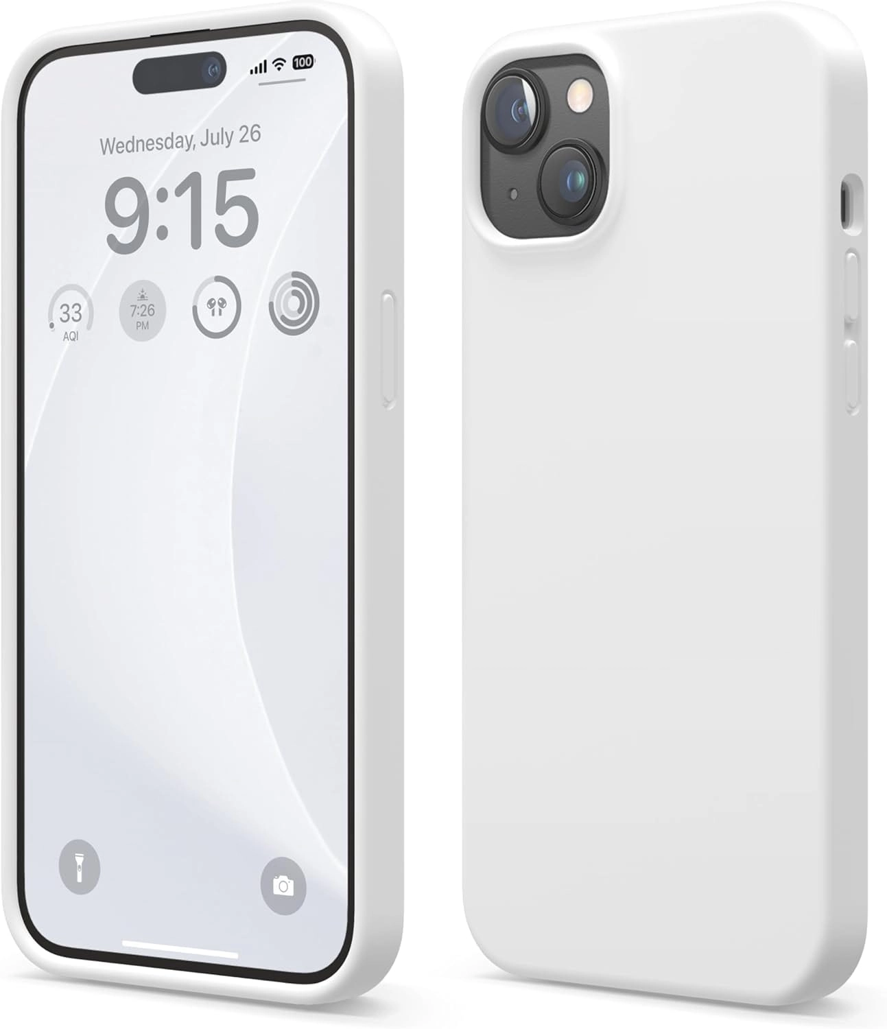 Liquid Silicone case cover for iPhone 15 Plus