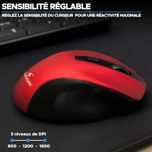 M-WL-OFF75 Mouse - Bluetooth & 2.4 GHz