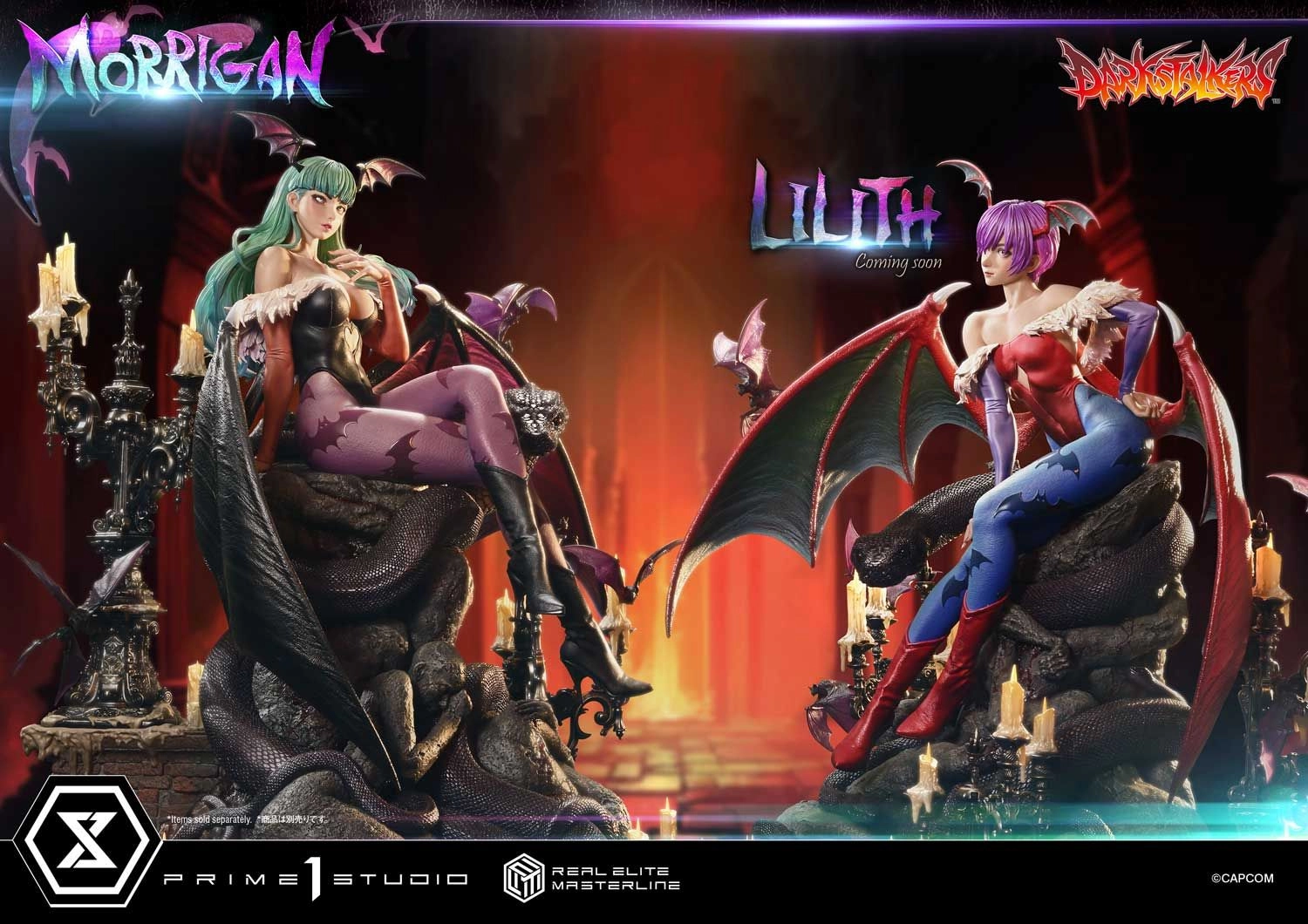 Morrigan - Darkstalkers Real Elite Masterline (55 cm)