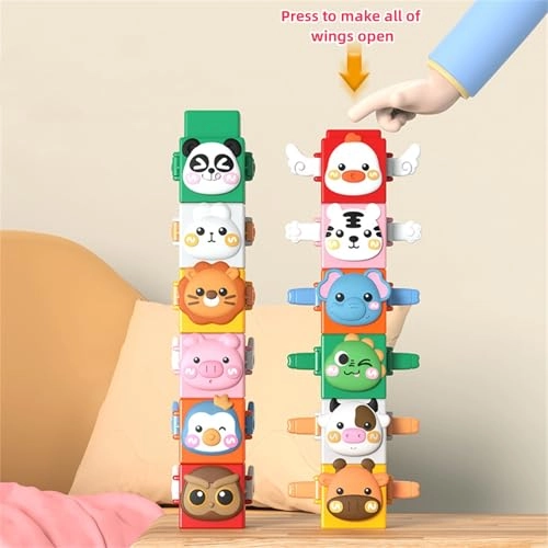 Nesting and Stacking Pop up Toys - 2 - 12 months 12 pieces