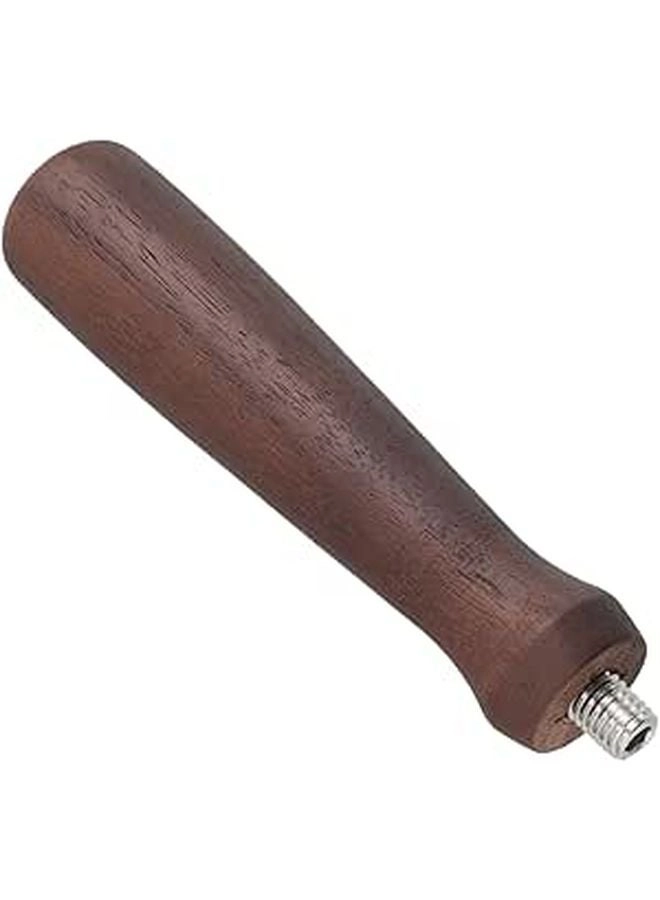 Unomor Ergonomic Wood Grip Replacement Coffee Portafilter Handle - Dark Brown 13.50X3.00X2.30cm