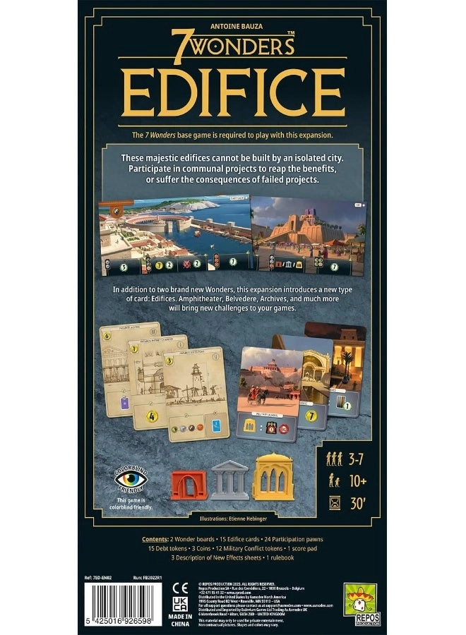 Repos Production 7 Wonders 2nd Edition: Edifice Expansion