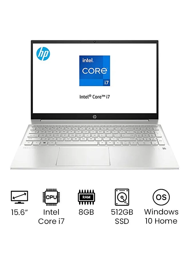 HP Pavilion 15-eg0028ne 2P3H6EA#ABV - 15.6'' Core i7-12700H 8GB DDR4 512GB SSD