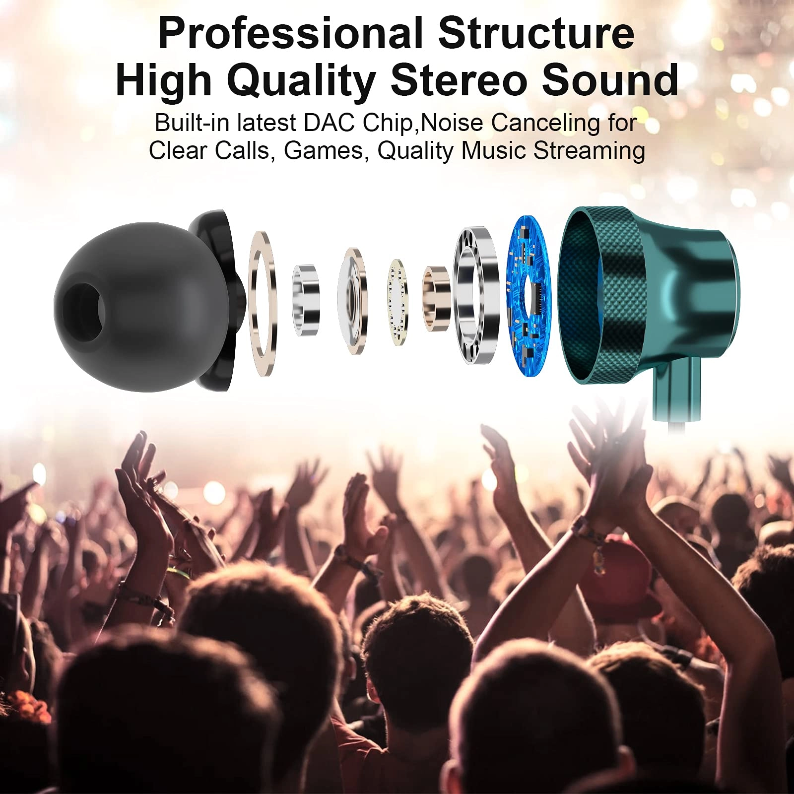 USB C Headphone Wired Earbud