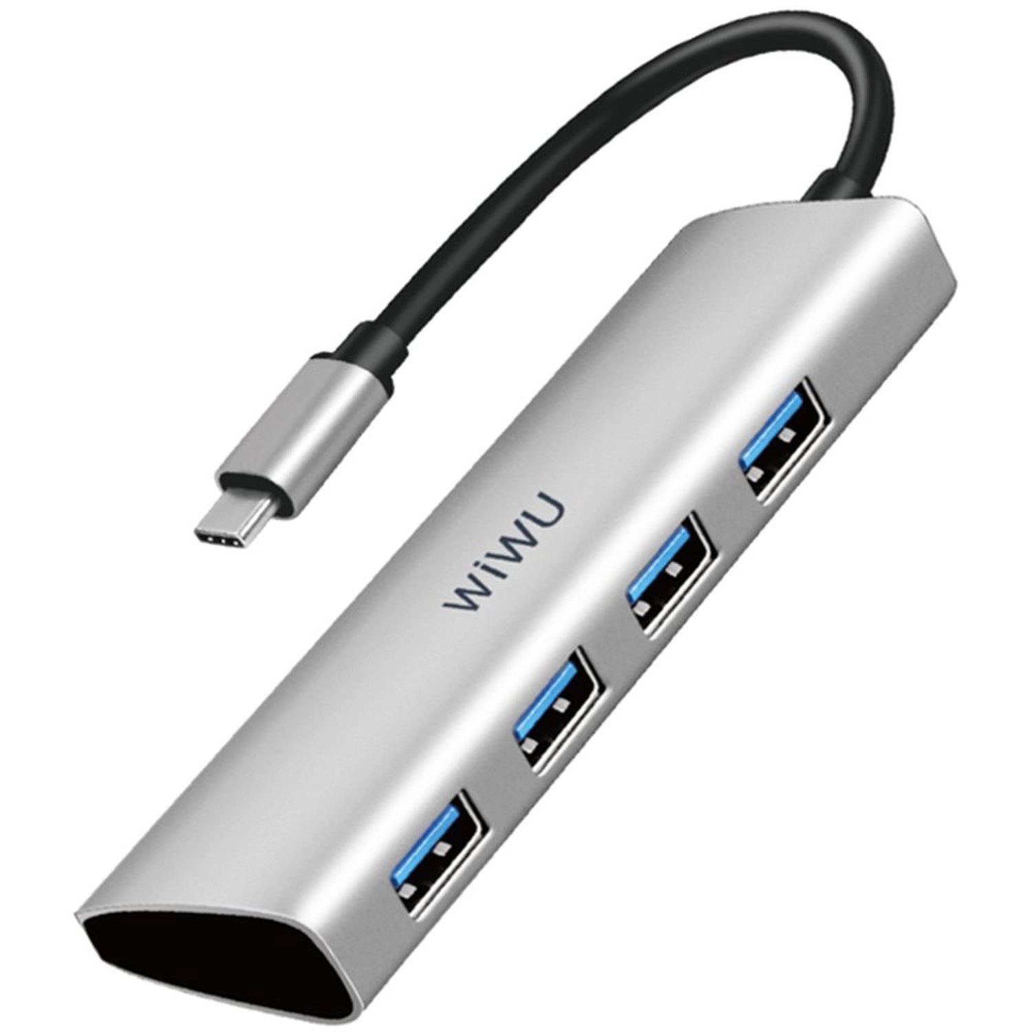 WIWU A440G - Alpha 4 In 1 USB-C 4 Ports USB 3.0