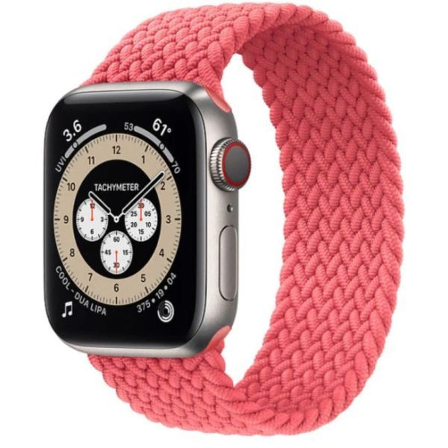 Braided Solo Loop Watch Strap for Apple Watch Series 6/5/4/SE - 38-40mm
