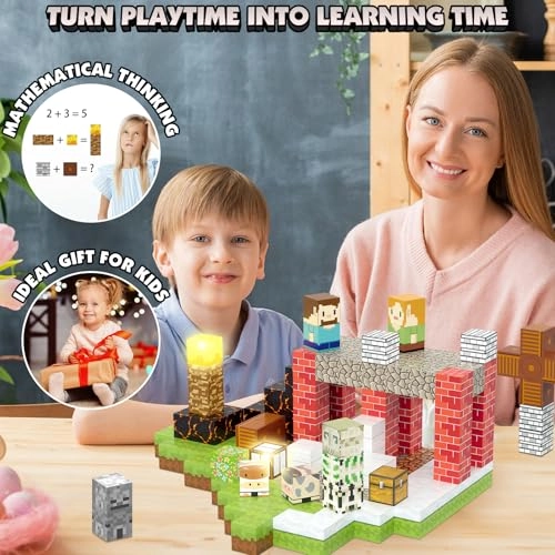 Magnetic Building Blocks - 200 pcs