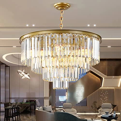 Modern Crystal Chandelier - 39.37 inches/100CM