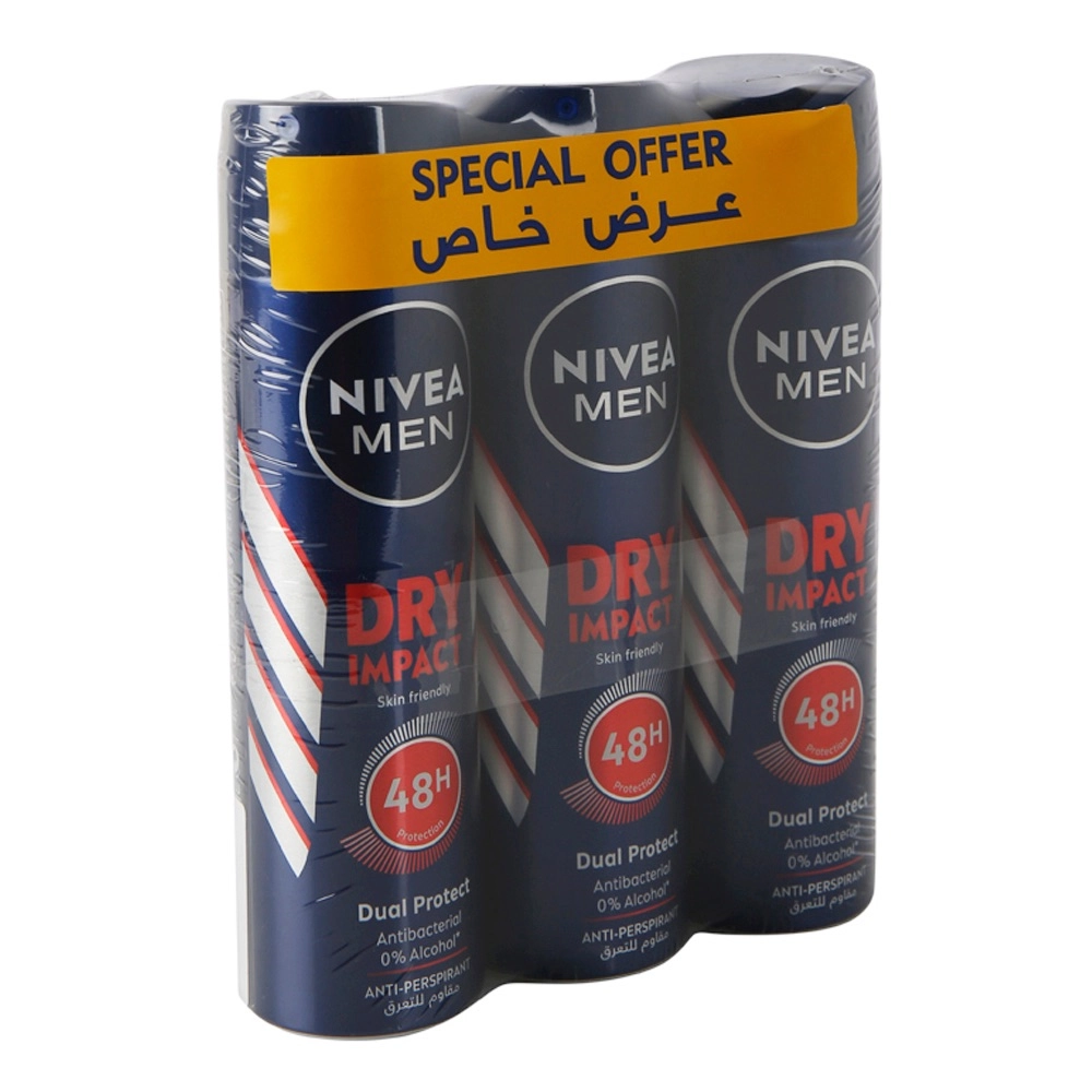 Dry Impact Deodrant - 150x3 ml 3 piece(s)