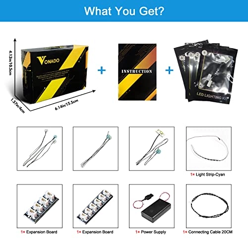 LED Light Kit for LEGO Orchid 10311