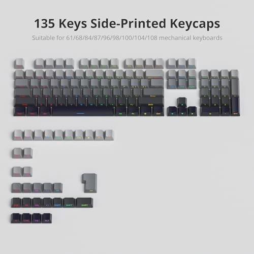 Cherry Profile Side Printed PBT Keycaps - US layout USB