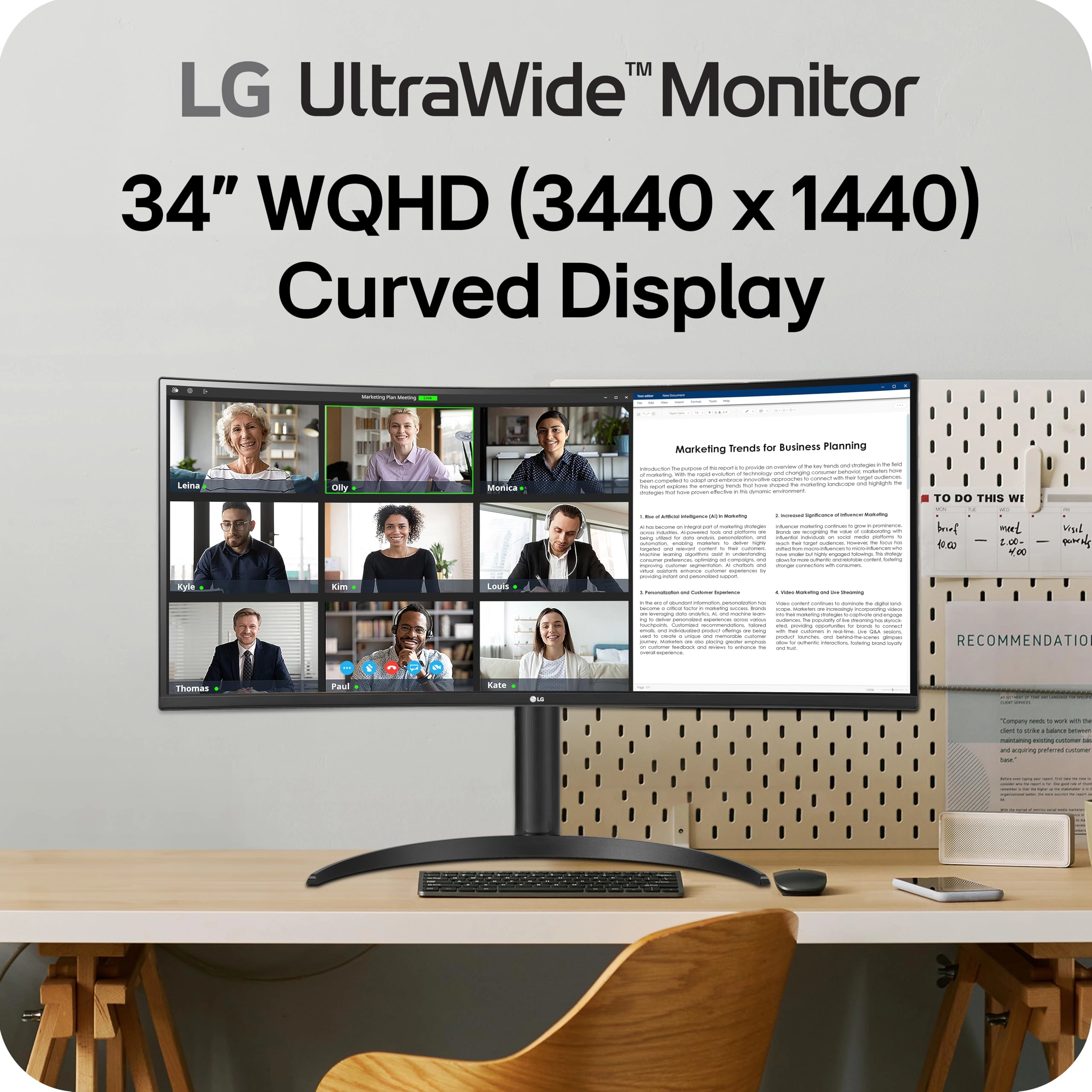 34WR55QC-B - 34 Inches 3440 x 1440