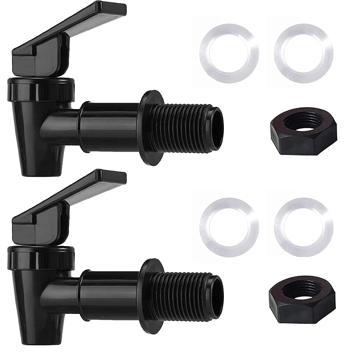 HUINING Water Spigot - BPA Free Plastic 2 Count
