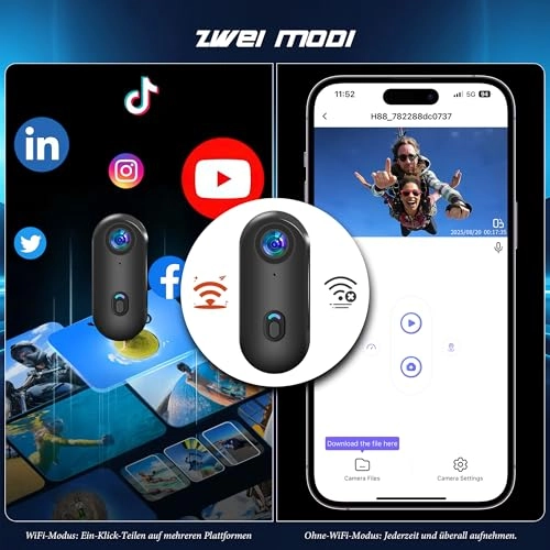 Mini Action Cam 4K 64G