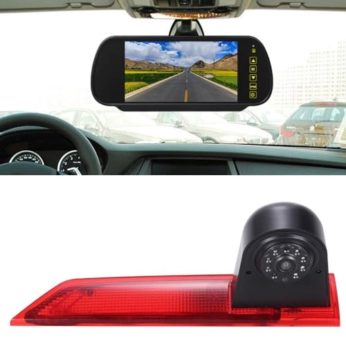 Car Rear view Camera - Night vision 628*586 pixels + Rear View Mirror - 7" LCD