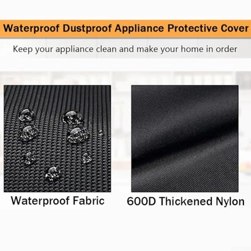 Coffee machine dust cover - 40x40x40cm Black