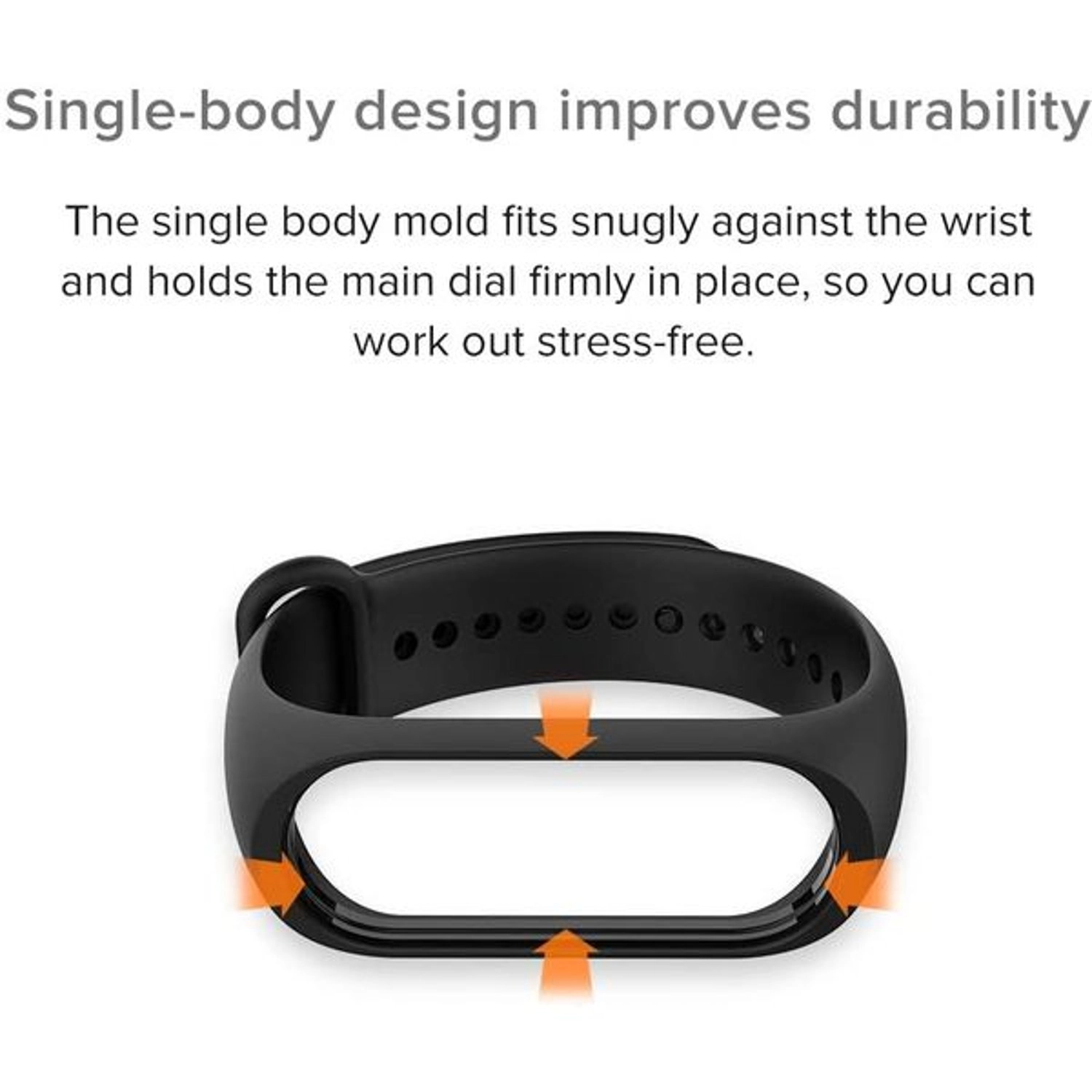 TPE Watch Band for Xiaomi Mi Band 3/4