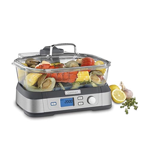 CookFresh Digital Glass Steamer - 5 Liters