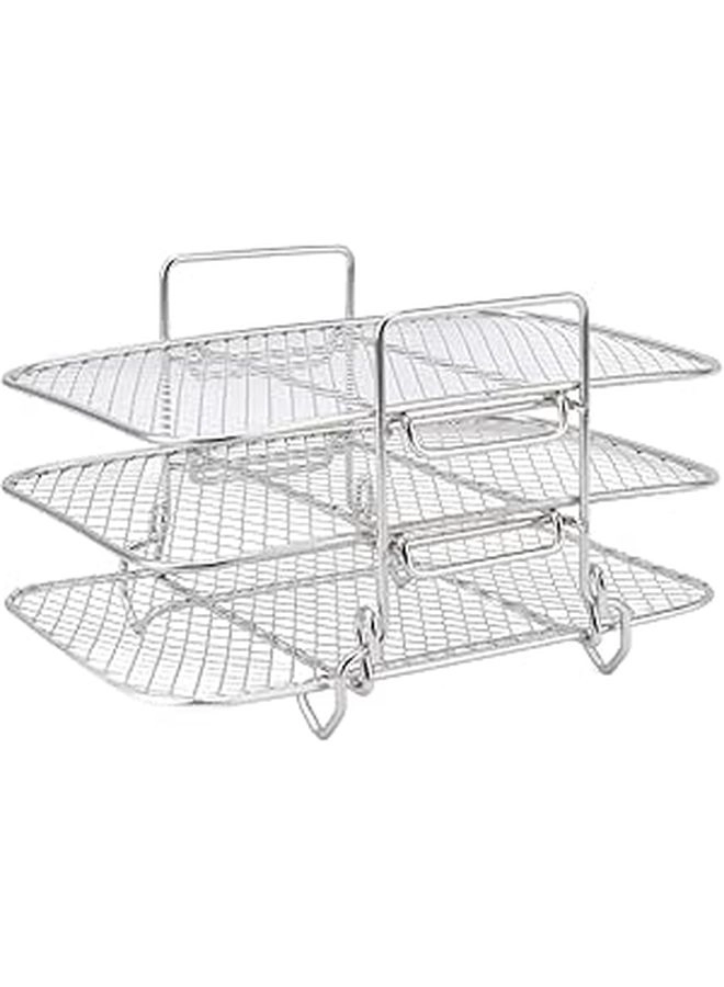 Gsycle Air Fryer Basket - 304 stainless steel 3 x Fryer Rack