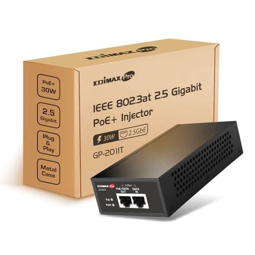 GP-201IT - 30W 1 IEEE 802.3af IEEE 802.3at IEEE 802.3bt 2.5 Gigabit