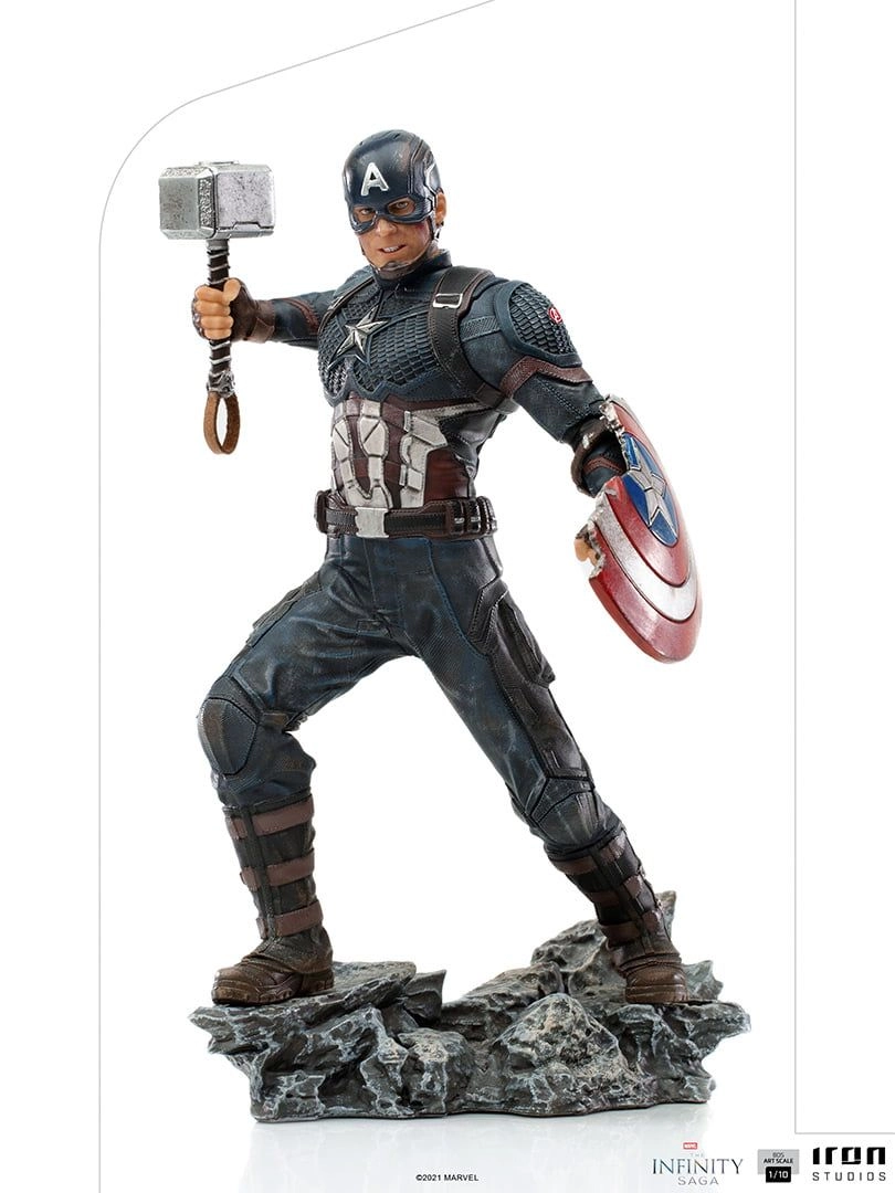 Captain America - The Infinity Saga - Ultimate BDS Art Scale 1/10 Limited Edition Hand Painted