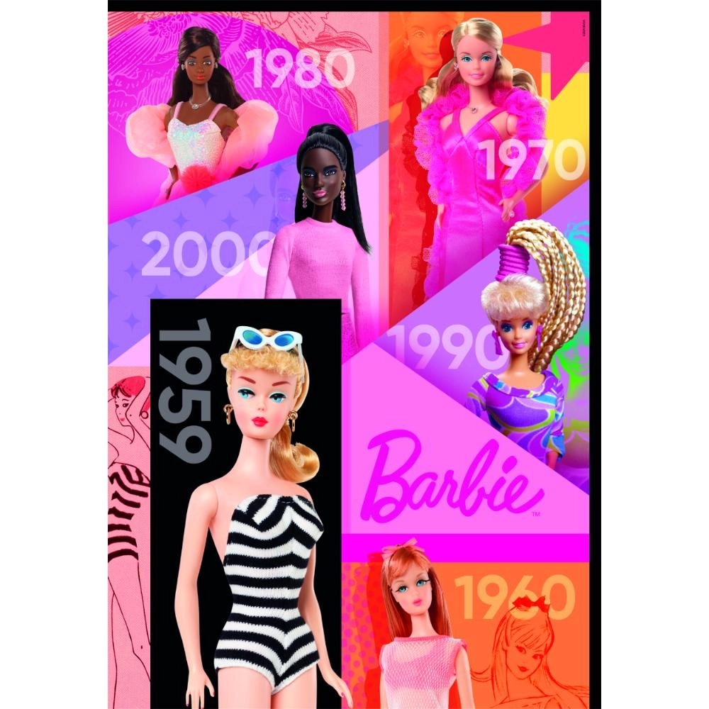 Barbie 65Yrs Poster Puzzle (39806) - 1000 pcs