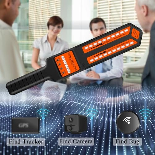 Hidden Camera Detector - black Battery Powered