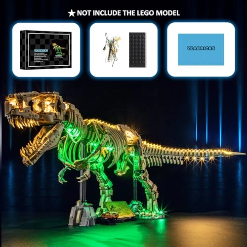 LED Light Kit - 76968 Jurassic World Dinosaur Fossils Tyrannosaurus rex