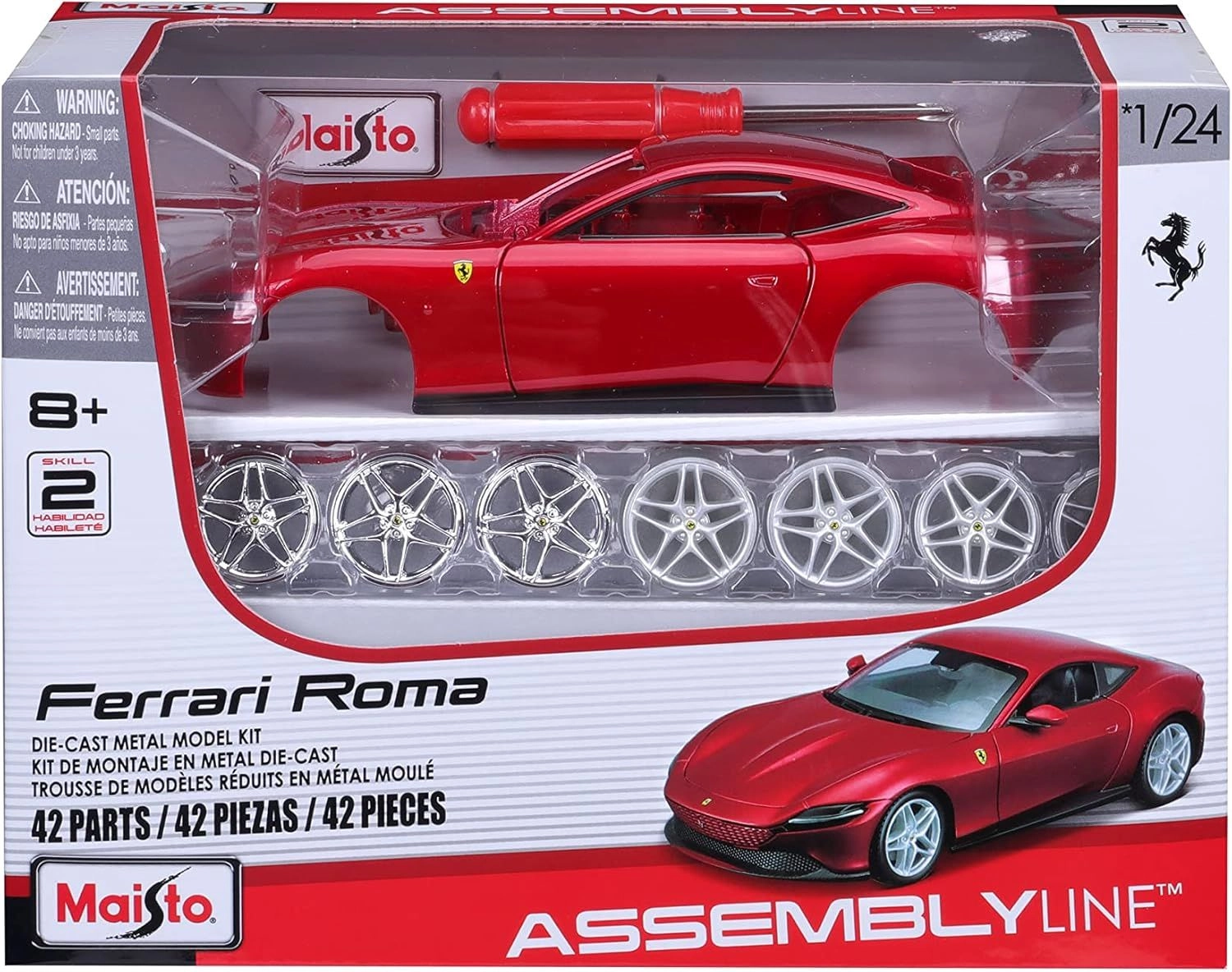 Al-Ferrari Roma - Model Kit (FGI-39139) - 1:24