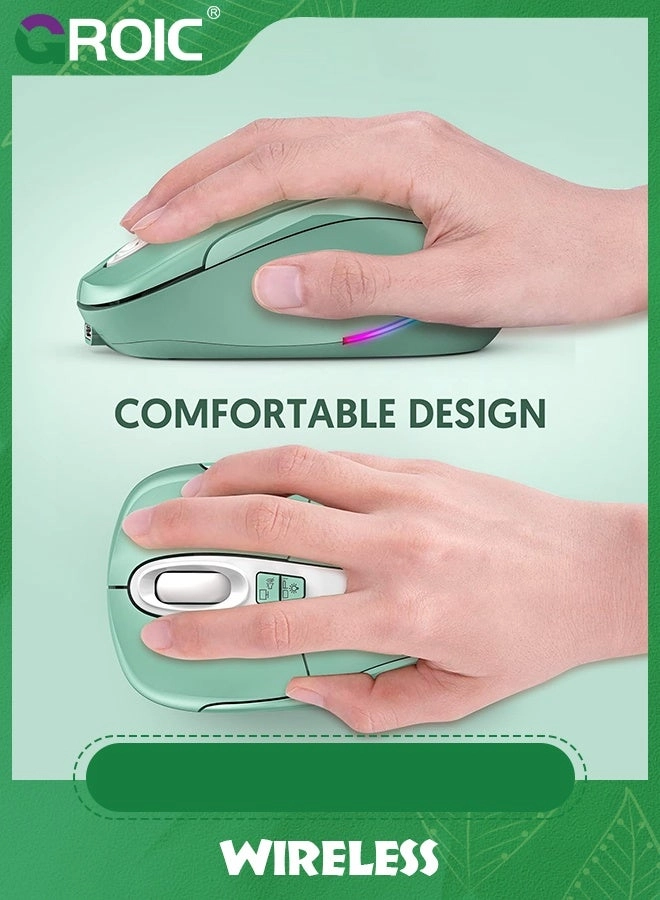 LED Slim Silent Mouse - Wireless
