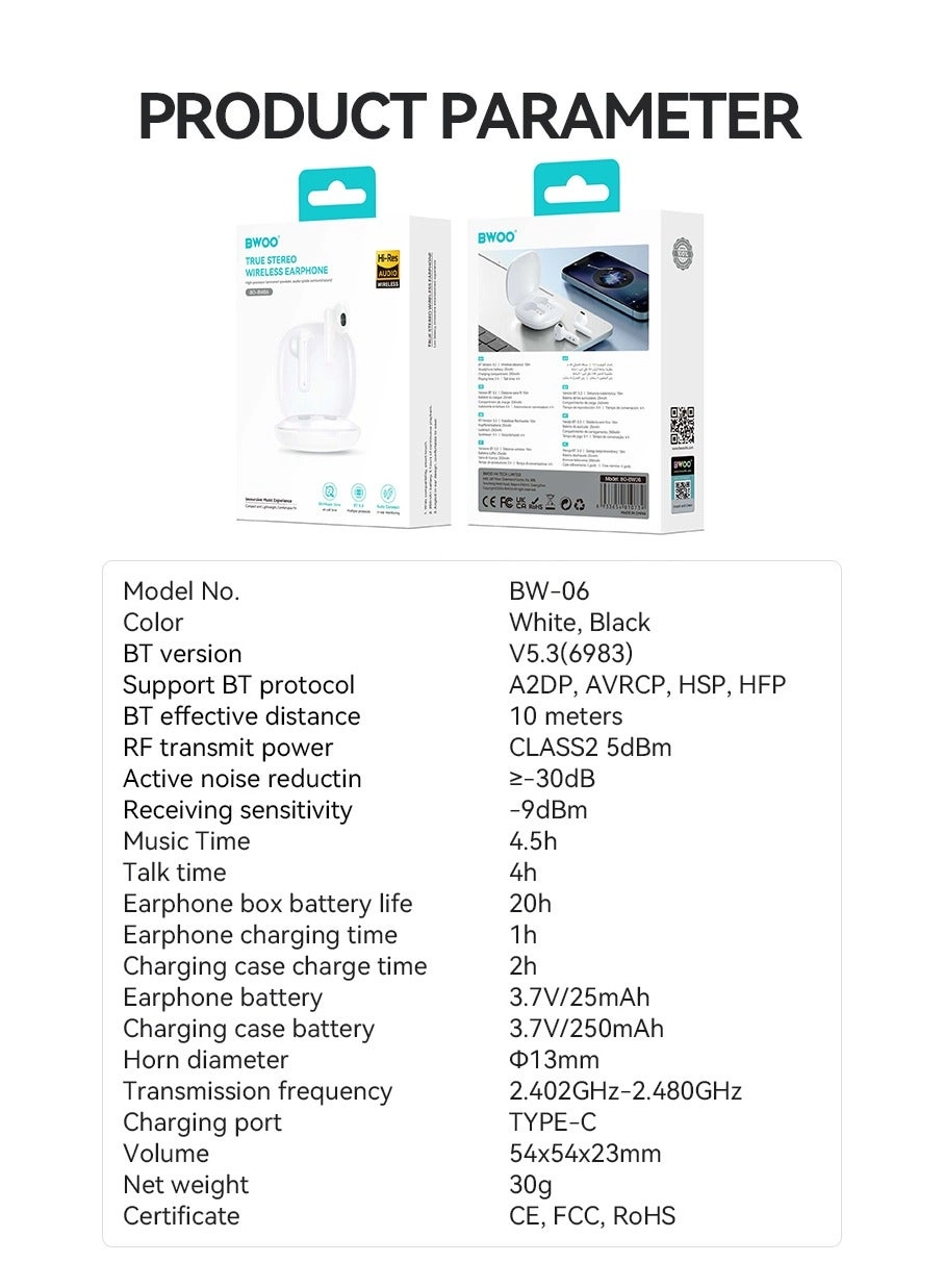 BW92 Wireless Earbud