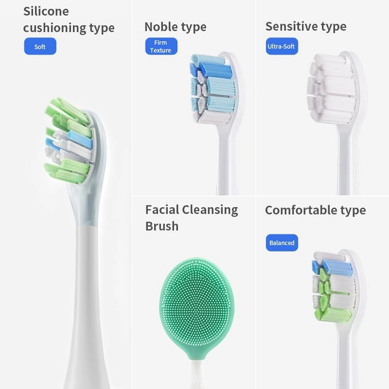 Professional Electric Toothbrush - 5 Brush Heads Wireless Charging