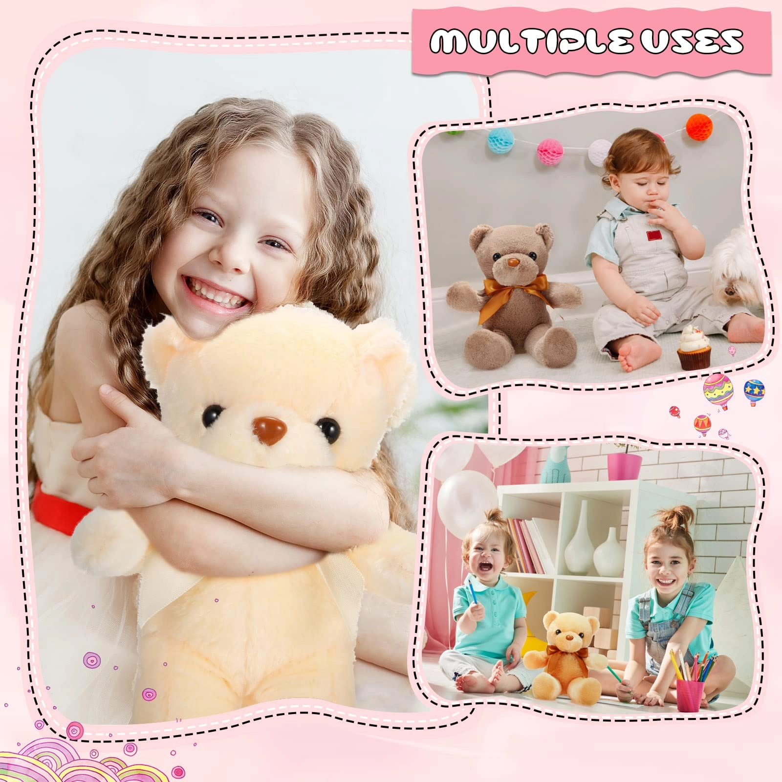 Teddy Bears - 10 Pcs 12 Inch