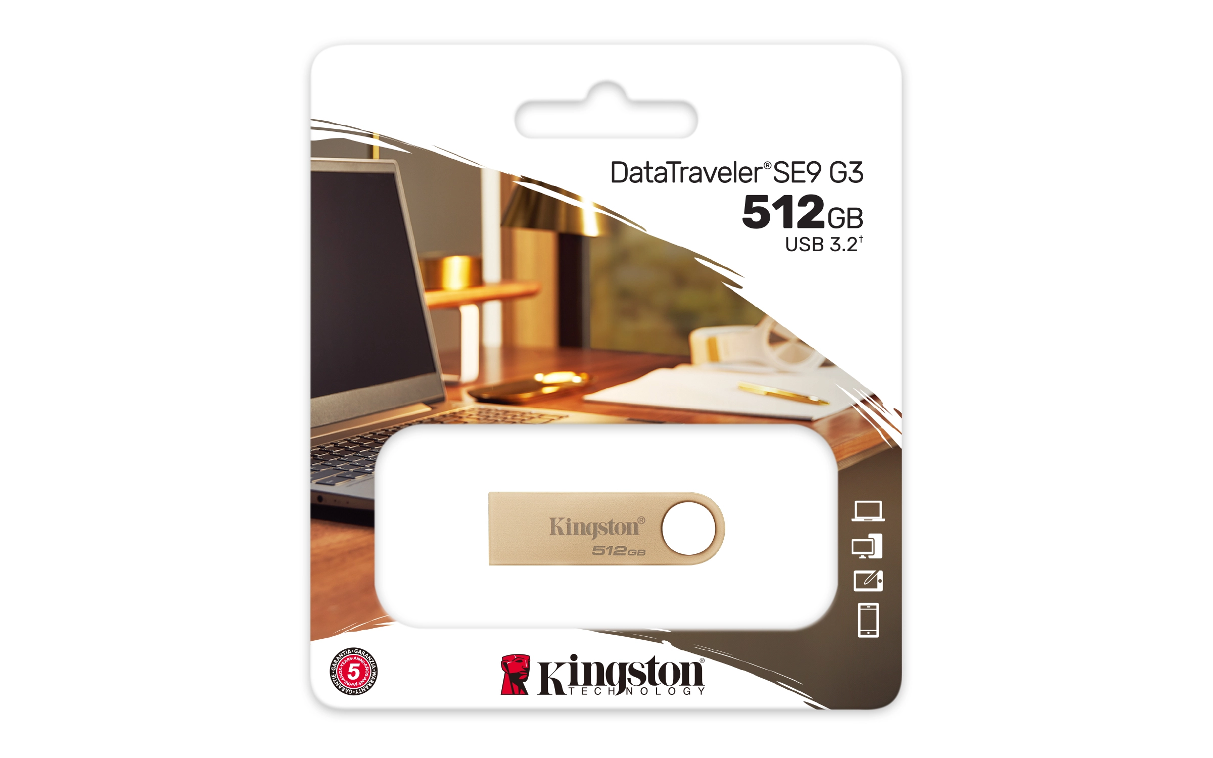 DataTraveler SE9 - USB 3.2 Gen 1 512GB
