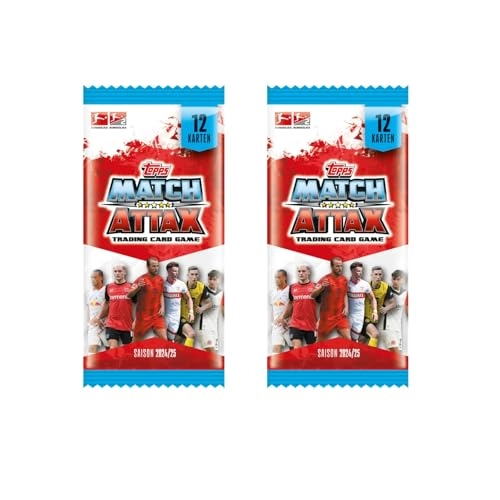 Topps Match Attax Bundesliga 2024/2025 - 2 Boosters (12 Cards Each)